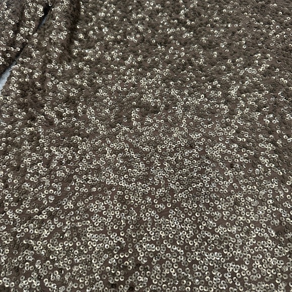 J.Crew Women's Gold Sequins Embellished Long Sleeve Top - Picture 3 of 4